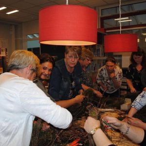 Workshop bloemschikken bij het Bloemenhuisje